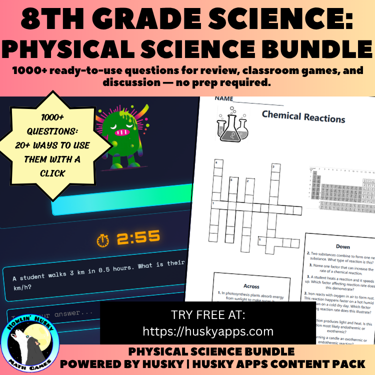8th Grade Physical Science Pack